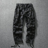 CA26 Tactical Camo Cargo Pants Camo Black, 29 - Streetwear Pants - Slick Street