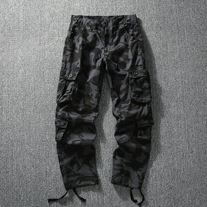 CA26 Tactical Camo Cargo Pants Camo Black, 29 - Streetwear Pants - Slick Street