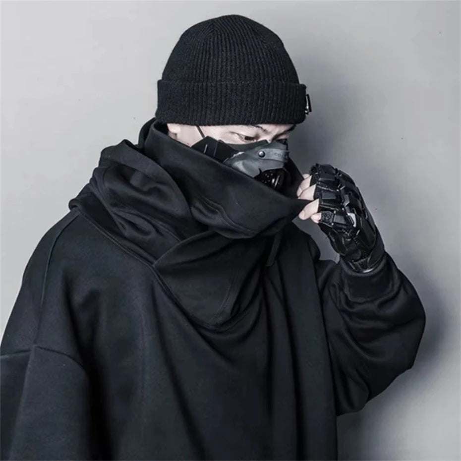 Nightshade Beanie Hat with Buckle , - Streetwear Hats - Slick Street