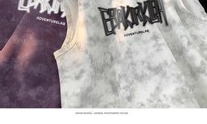 EBAK Tie-dye Sleeveless T-Shirt , - Streetwear T-Shirts - Slick Street