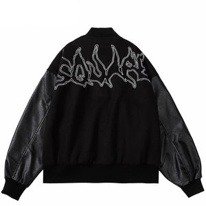 AESUAPRE Variant Symbol Button Up Jacket ,  - Streetwear Jacket - Slick Street