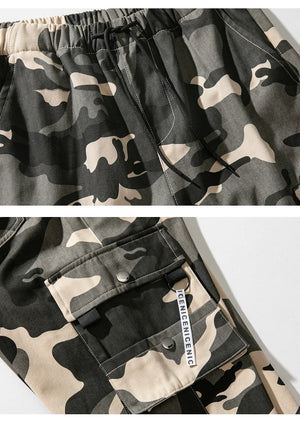 CR3 Camouflage Cargo Pants ,  - Streetwear Pants - Slick Street