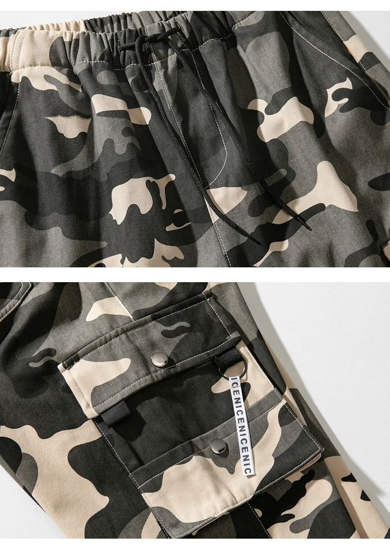 CR3 Camouflage Cargo Pants ,  - Streetwear Pants - Slick Street