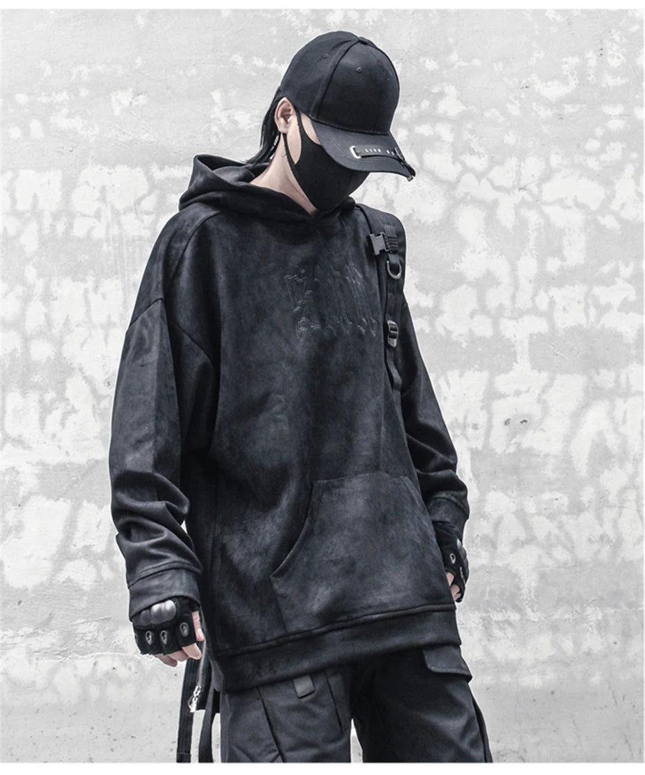 Sun AA Techwear Pullover Hoodie ,  - Streetwear Hoodie - Slick Street