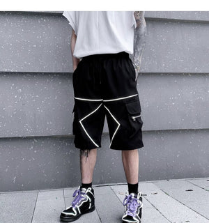Solid Bermuda White Lining Shorts ,  - Streetwear Shorts - Slick Street