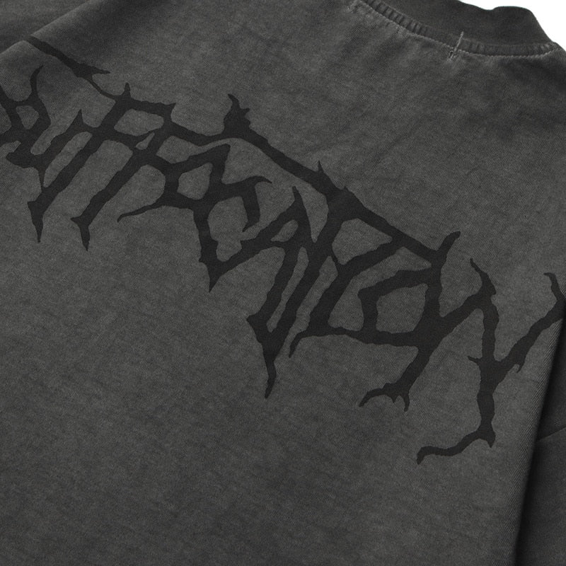 TRENCHIE Suffocation Fairy Angel Loose T-Shirt , - Streetwear T-Shirts - Slick Street