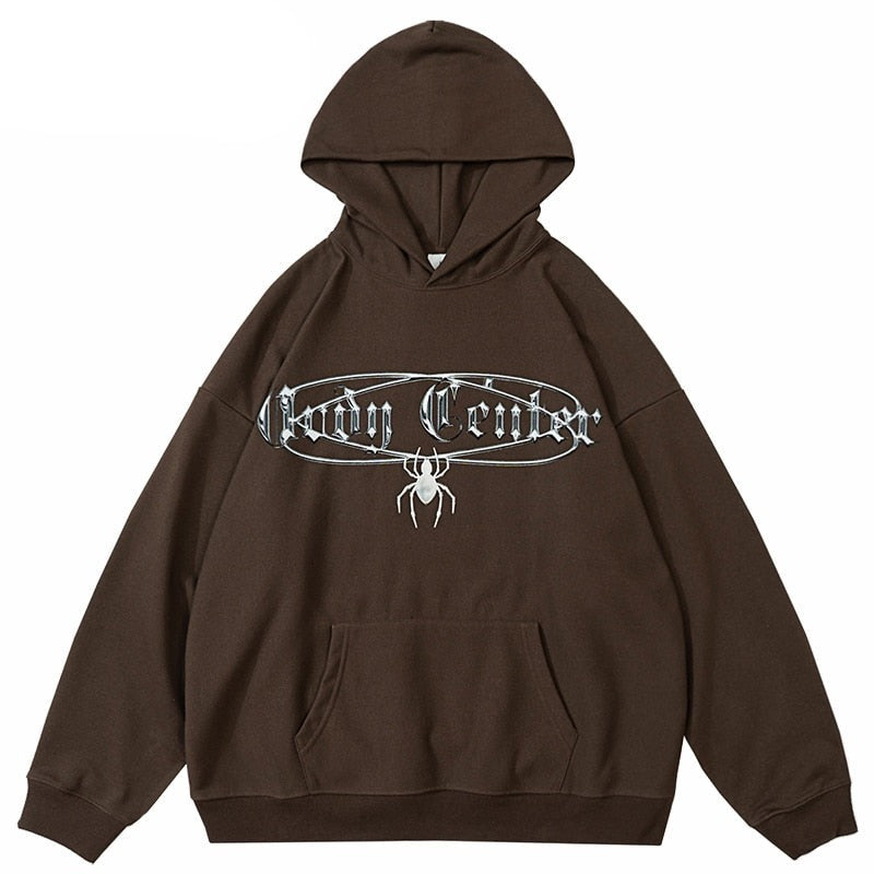 Cross Cellar Spider Graphic Hoodie ,  - Streetwear Hoodie - Slick Street