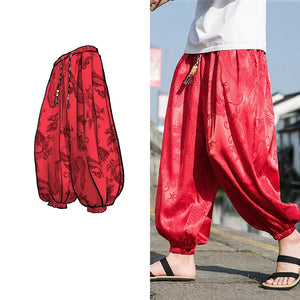 Dragon Japanese Pants , - Streetwear Pants - Slick Street