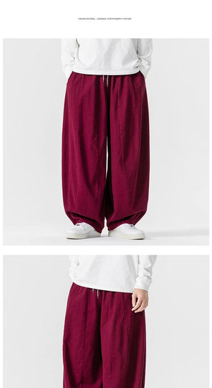 Lantern Loose Style Pants , - Streetwear Pants - Slick Street