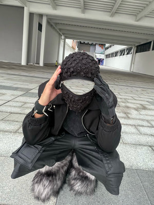 Full Face Mask Zipper Style Monkey Cap , - Streetwear Cap - Slick Street