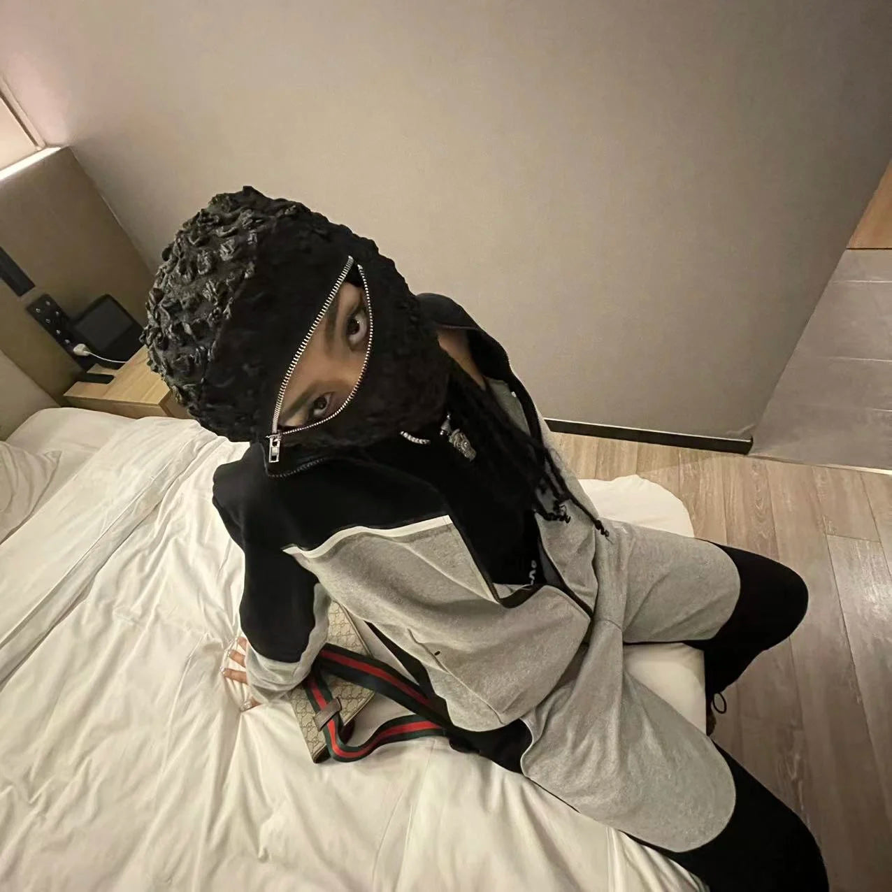 Full Face Mask Zipper Style Monkey Cap , - Streetwear Cap - Slick Street