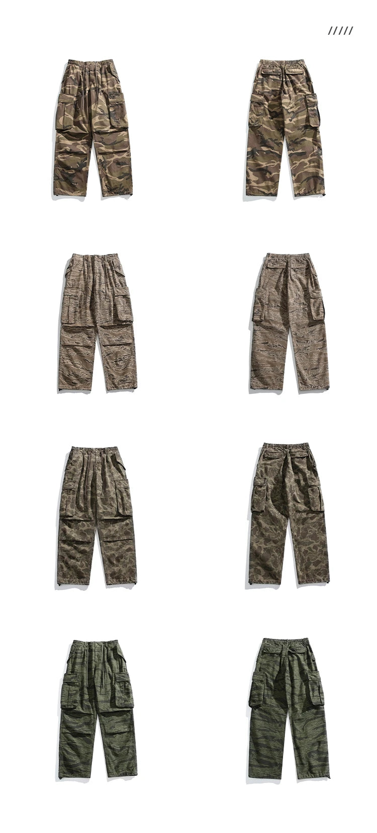 Camouflage Art Craft Cargo Pants , - Streetwear Pants - Slick Street