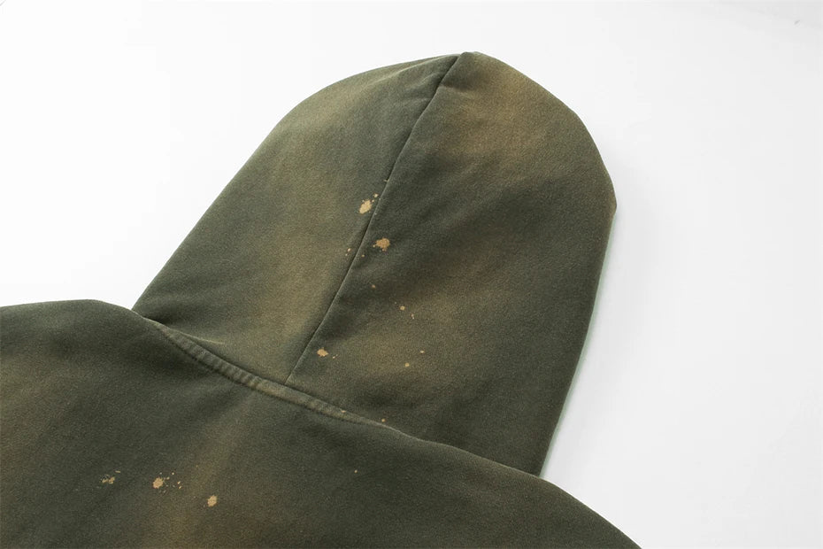 Iso Splash Abstract Oversized Pullover Hoodie , - Streetwear Hoodie - Slick Street