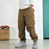 Workshop Panel Utility Pants Brown, XS - Streetwear Cargo Pants - Slick Street