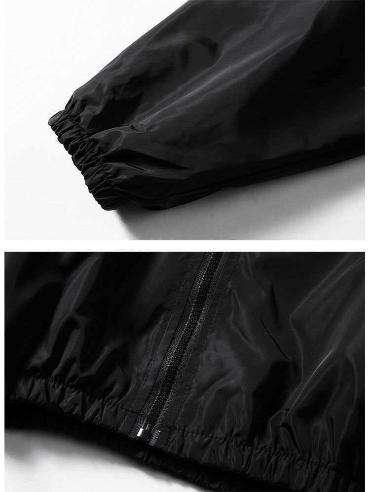 Horizontal Broad Stripe Zipper Hoodie ,  - Streetwear Hoodie - Slick Street