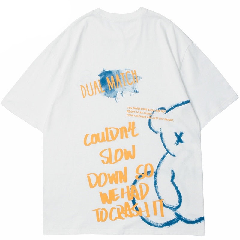 DM CATTIVO ORSO X-Eyed Bear T-Shirt ,  - Streetwear T-Shirt - Slick Street