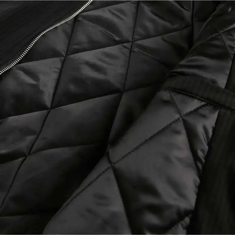 Star Pendant Winter Jacket , - Streetwear - Slick Street