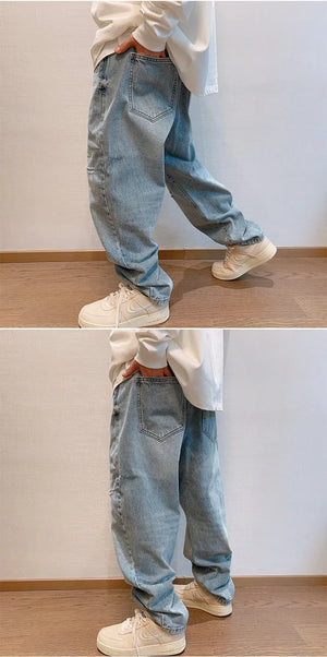 Denim Ripped Coin Pocket Jeans , - Streetwear Jeans - Slick Street
