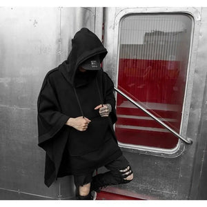 BLVCK Loose Hoodie , - Streetwear Hoodie - Slick Street