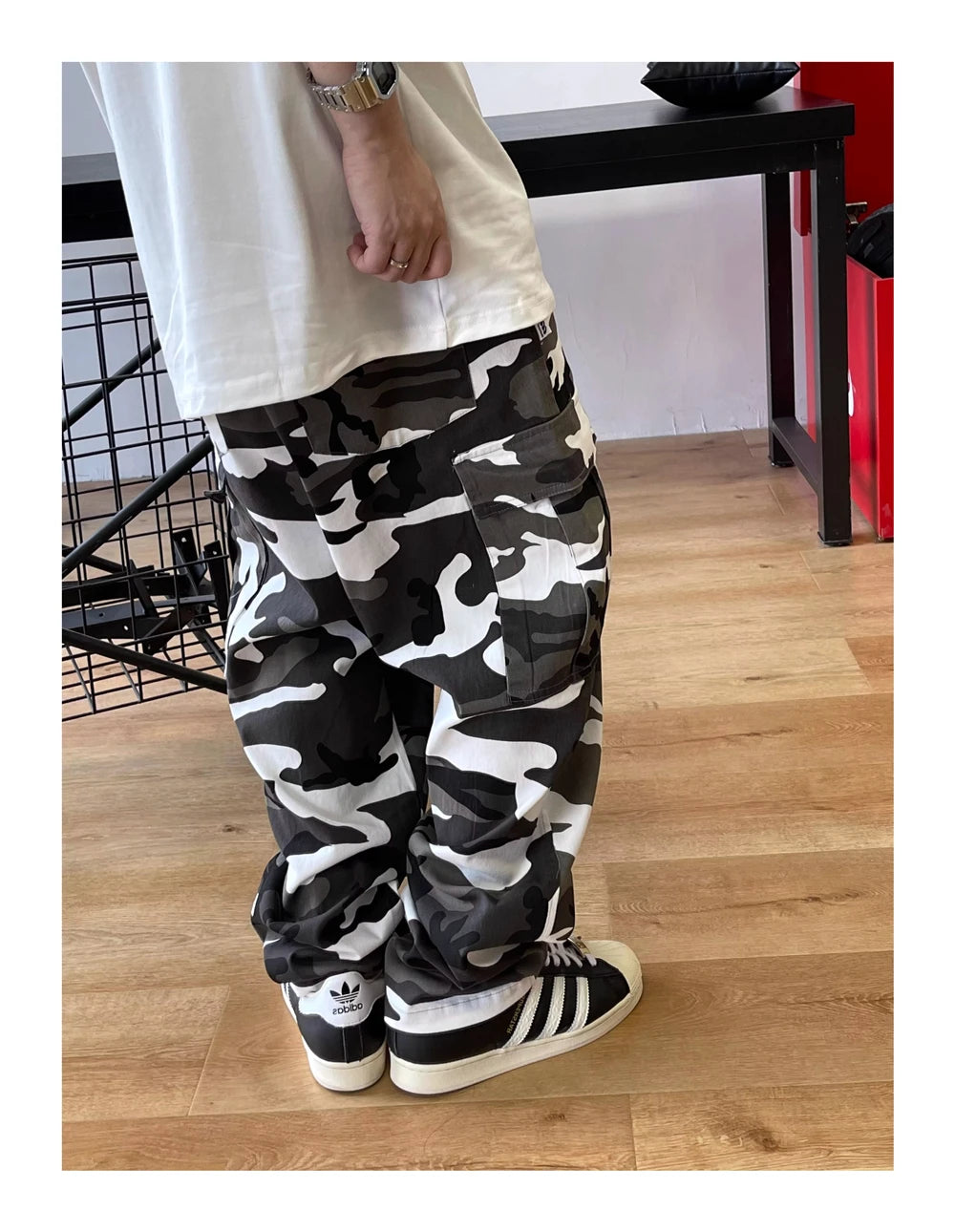 Snow X1 Camo Cargo Pants ,  - Streetwear Cargo Pants - Slick Street
