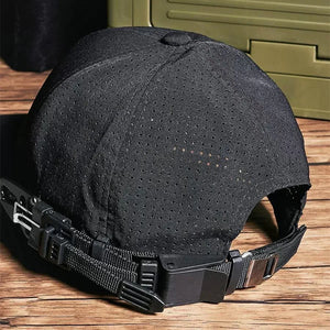 Plain Black Adjustable Cap , - Streetwear Cap - Slick Street