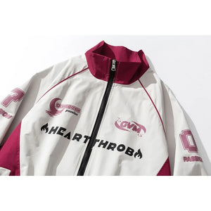 HEARTHOB Racer Bomber Jacket , - Streetwear Jacket - Slick Street