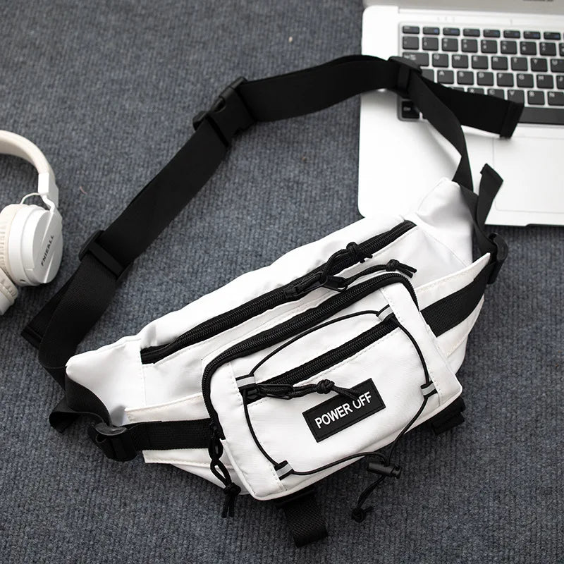 Power OFF Crossbody Bag , - Streetwear Bag - Slick Street