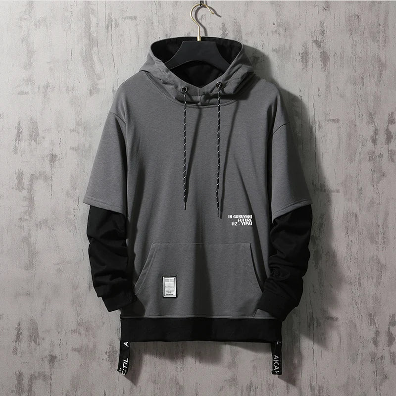 GV Classic Hoodie Grey, S - Streetwear Hoodie - Slick Street