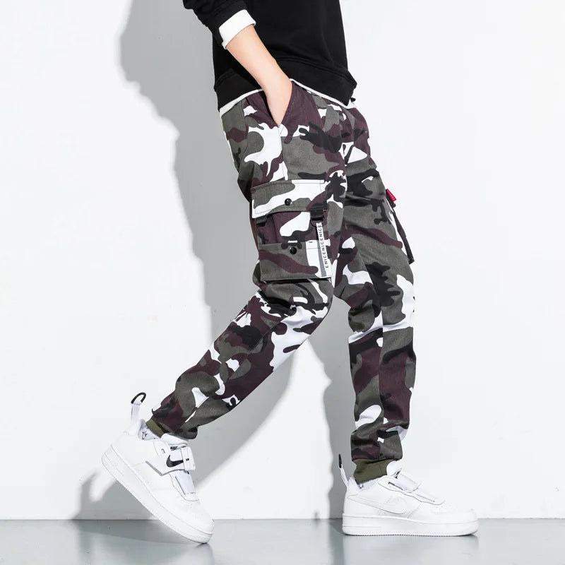 CR3 Camouflage Cargo Pants ,  - Streetwear Pants - Slick Street