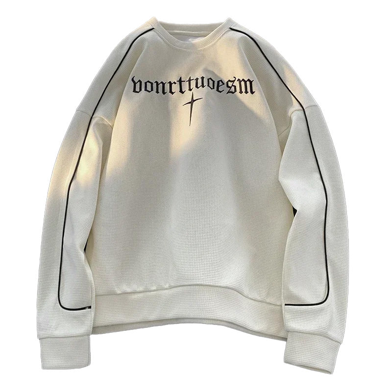 Embroidered Streetwear Vintage Sweater ,  - Streetwear Sweater - Slick Street
