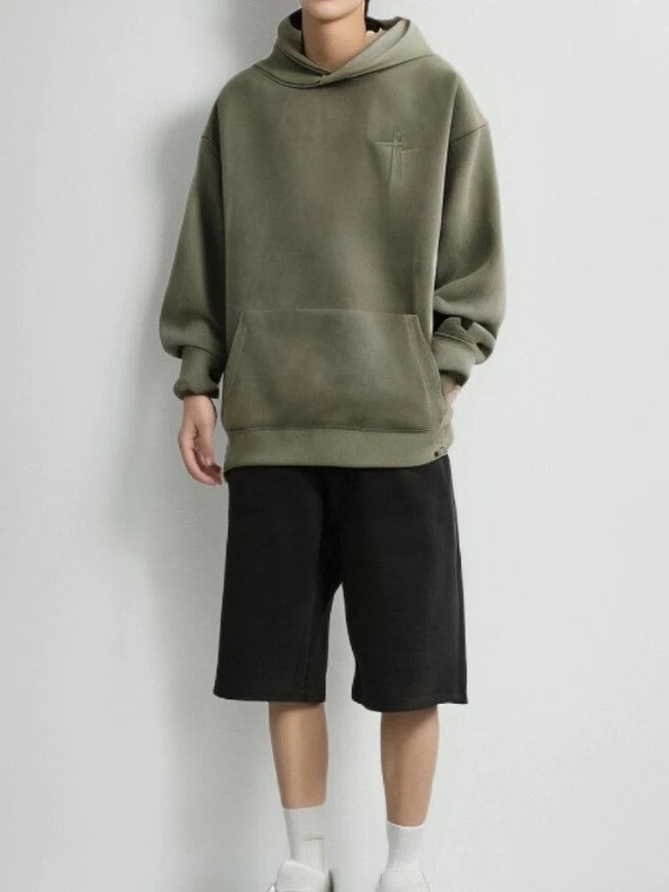 Malk Up Trend Suede Hoodie , - Streetwear Hoodie - Slick Street