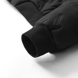 Dark Color Elastic Waist Jacket , - Streetwear Jacket - Slick Street