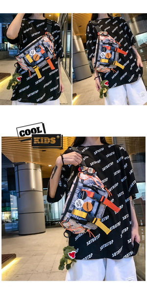 All Purpose Tie-Die Waist Bag , - Streetwear Bag - Slick Street