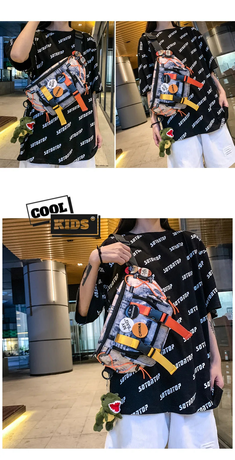 All Purpose Tie-Die Waist Bag , - Streetwear Bag - Slick Street