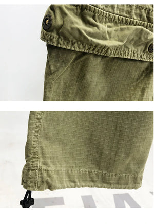 Tactical Straight Leg Elastic Waist Pants , - Streetwear Pants - Slick Street