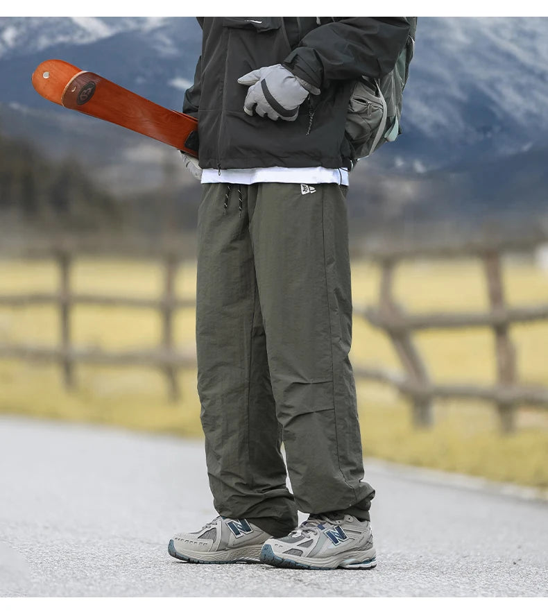 Hiking Style Straight Leg Pants , - Streetwear Pants - Slick Street