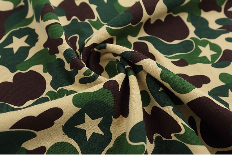 Snappy Crocodile Star Camouflage Design T-Shirt ,  - Streetwear T-Shirt - Slick Street