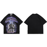 MADE EXTREME Electrify Polygraphy Loose T-Shirt Black, M - Streetwear T-Shirts - Slick Street