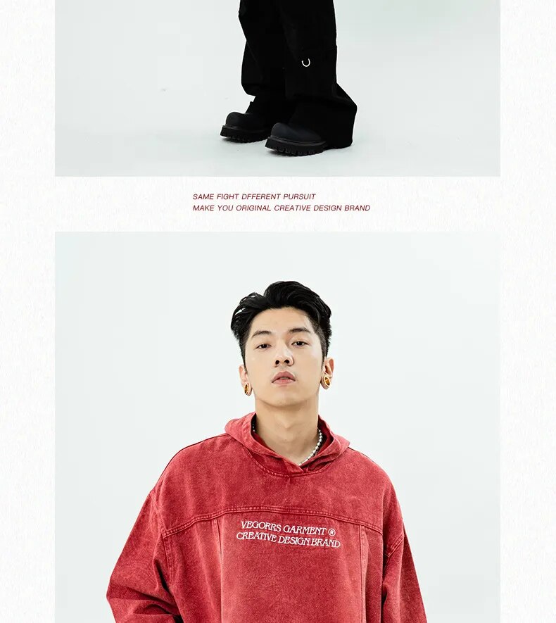 Vegorrs Garment Pullover Hoodie ,  - Streetwear Hoodie - Slick Street