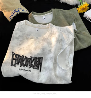EBAK Tie-dye Sleeveless T-Shirt , - Streetwear T-Shirts - Slick Street
