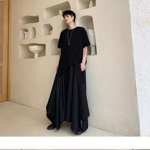 Kaju Long Bottom T-Shirt , - Streetwear T-Shirts - Slick Street