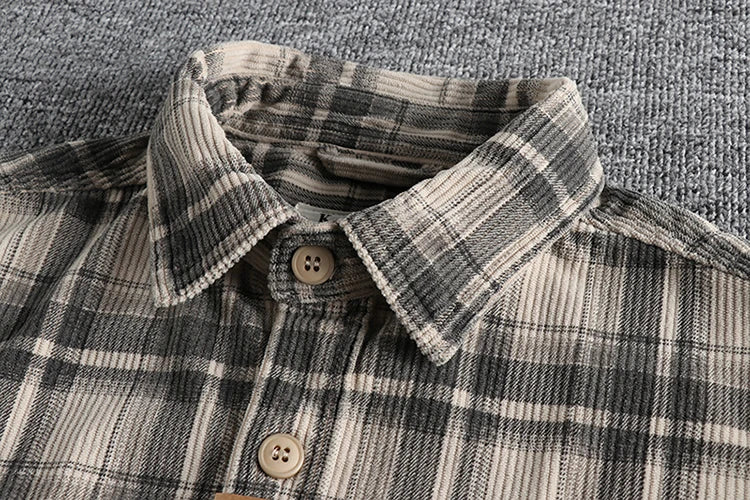 Plaid Chore Long Sleeve Shirt , - Streetwear Shirt - Slick Street
