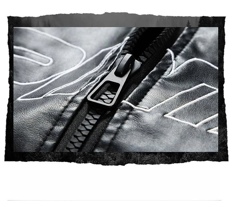 MEPI-TANG Leather Jacket , - Streetwear Jacket - Slick Street