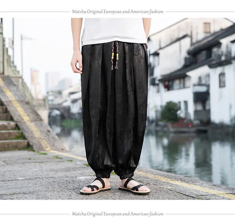 Dragon Japanese Pants , - Streetwear Pants - Slick Street