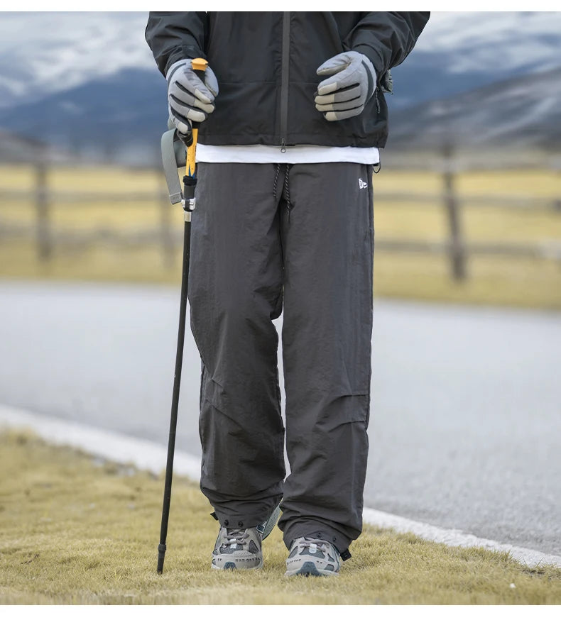 Hiking Style Straight Leg Pants , - Streetwear Pants - Slick Street