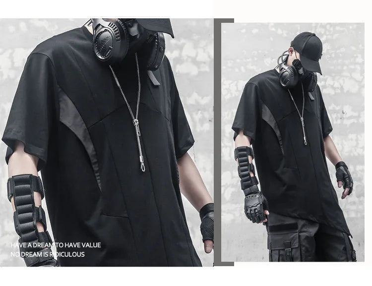 Onyx AZ23 Techwear T-Shirt , - Streetwear T-Shirts - Slick Street