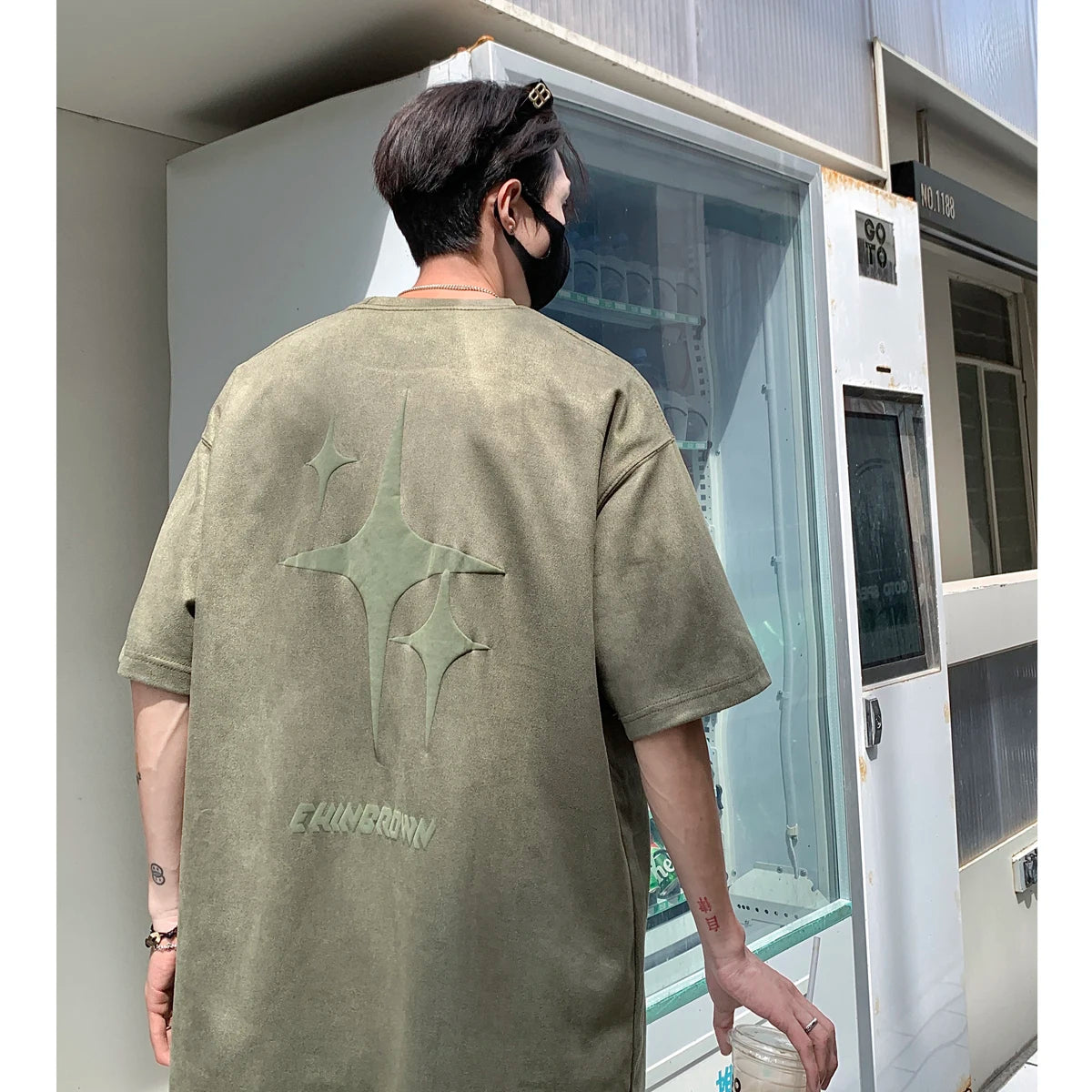 EHNGROWN Polygons Star Shape Short Sleeved T-Shirt , - Streetwear T-Shirts - Slick Street