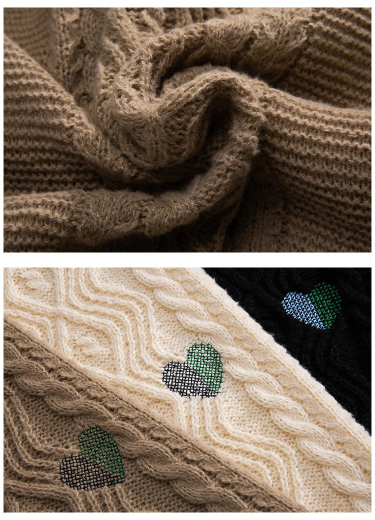 Midnight Time Knitted Ribbed Pullover Sweater ,  - Streetwear Sweater - Slick Street