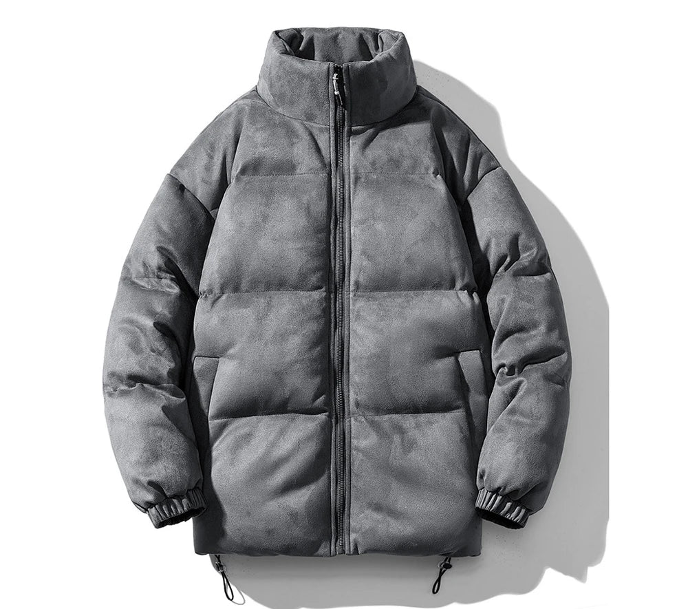 Dusky Color Padded Zipper Jacket ,  - Streetwear Jacket - Slick Street