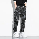 CR3 Camouflage Cargo Pants Black, XS - Streetwear Pants - Slick Street